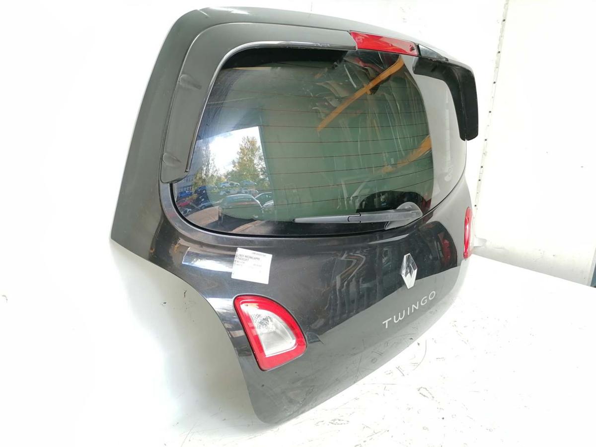Renault Twingo 2 originla Stoßstange Stossfänger hinten NV676 schwarz Facelift Bj.2014